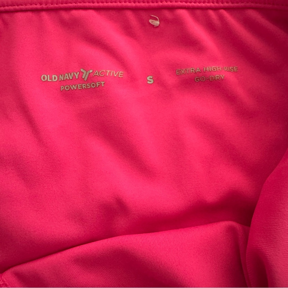 Old Navy Powersoft Hot Pink Mini Skort Skirt Pockets Small Athletic Sporty Gym - Picture 3 of 8